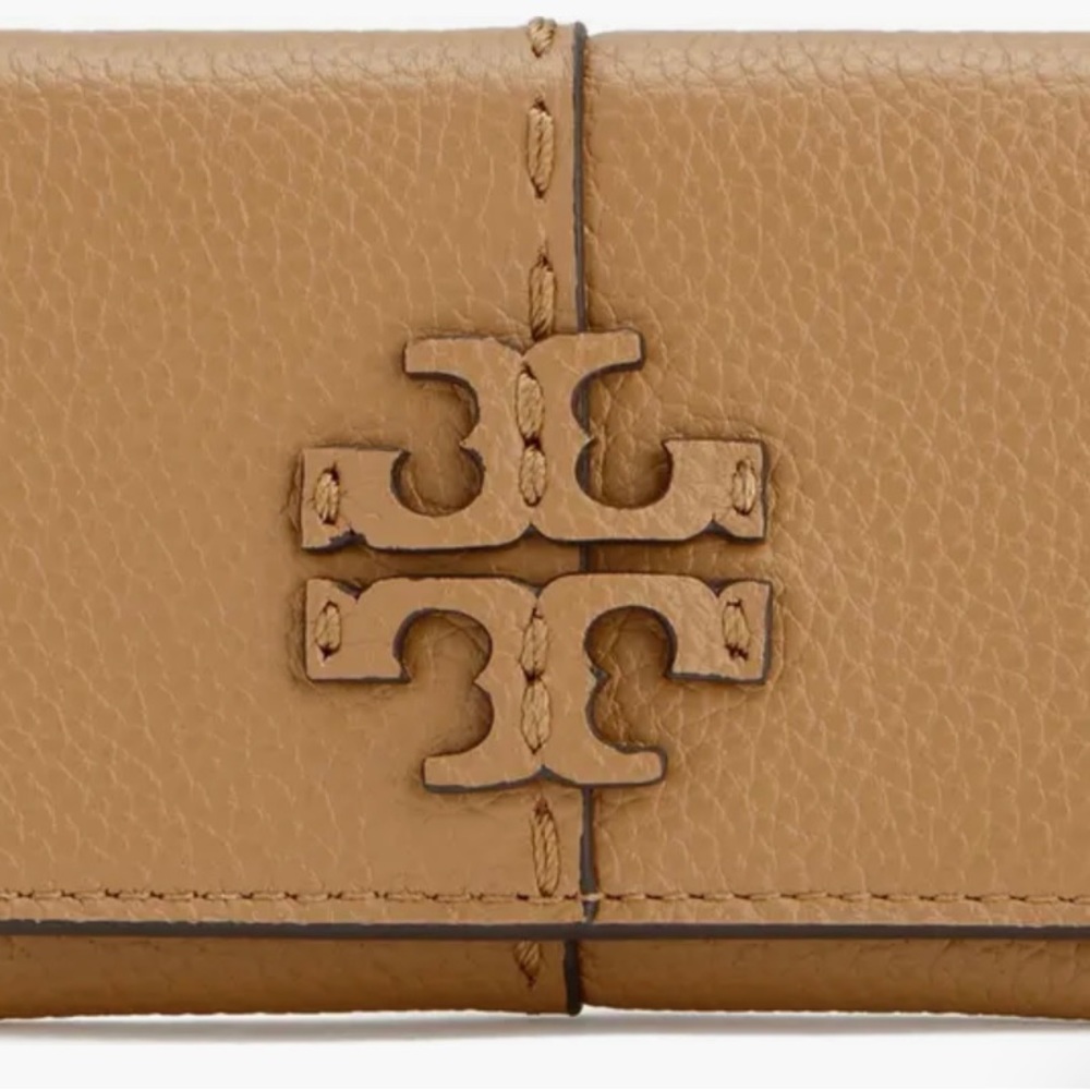 McGraw Leather Flap Card Case Wallet